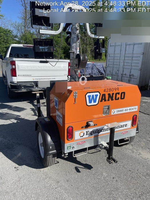 2024 Wanco WLTT-4MM4K Diesel, Deep Sea Controller, Shore Power Plug, Auto Start, (4) 350W LED Floodlights, 4kW Generator, 60 Gal Fuel Tank, 2" Ball, T3