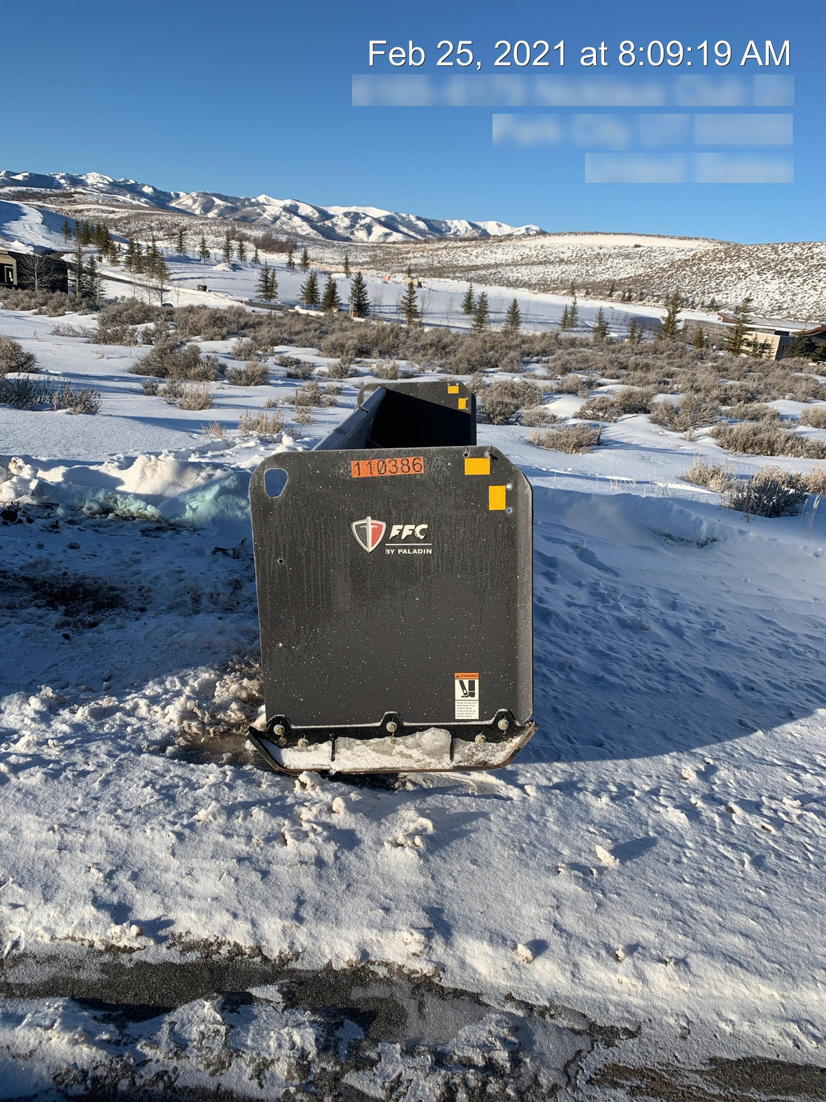 2015 PALADIN 23344-0022 Snow Pusher