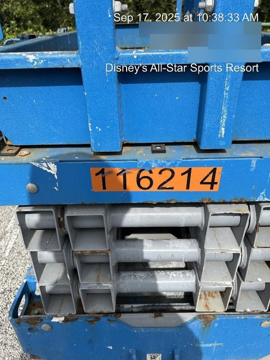 2020 Genie GS-1930 Solid Non Marking Tires, Beacon, Folding rails with half height swing gate