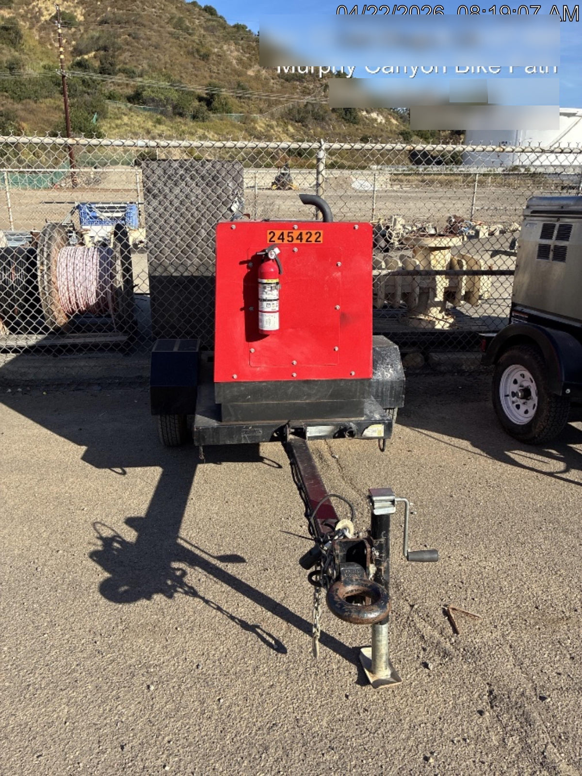 2022 Shindaiwa DGW400MDL Kubota D902 Engine, 23 HP, Dual Op Welder, Wire, Arc, Droop Stick, Tig, and CC Stick Functionality, Simulphase, 3 Phase and 1 Phase Gen Output, Single Axle NB Trlr, Slr Trckl Chrg 12V 12W, Fire Ext