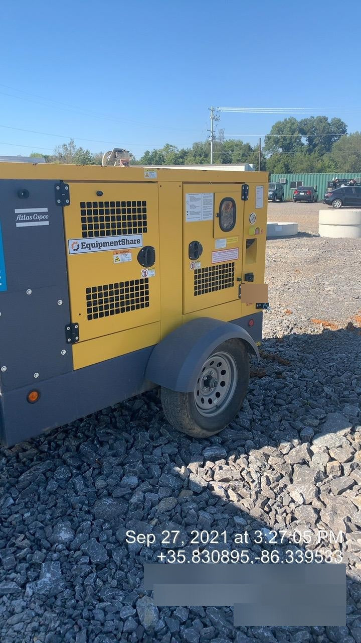 2020 ATLAS COPCO PAS 100 HF CS Enclosed