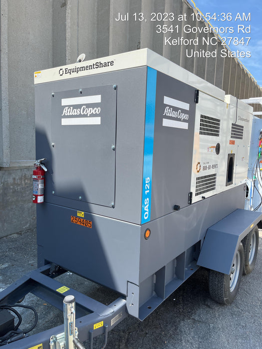2022 ATLAS COPCO QAS 125