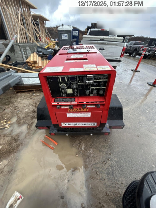 2022 Shindaiwa DGW400MDL Kubota D902 Engine, 23 HP, Dual Op Welder, Wire, Arc, Droop Stick, Tig, and CC Stick Functionality, Simulphase, 3 Phase and 1 Phase Gen Output, Single Axle NB Trlr, Slr Trckl Chrg 12V 12W, Fire Ext