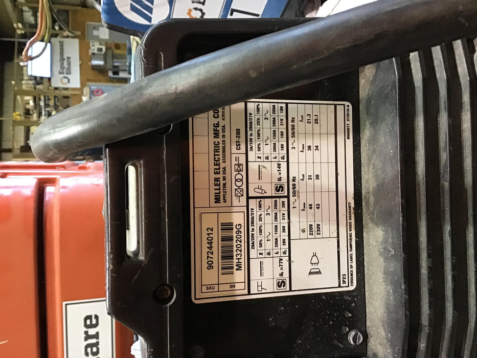 2018 MILLER ELECTRIC CST-280