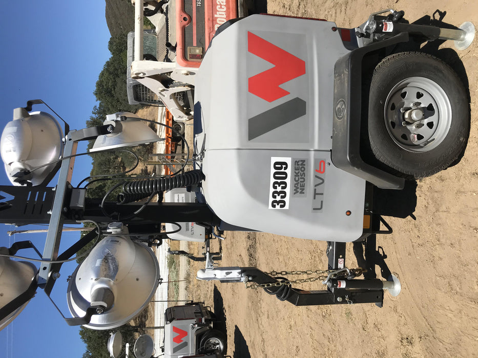 2019 Wacker Neuson LTV6L-MH Wacker Neuson LTV6L Mobile Light Tower w/Fuel Level Sensor Installed