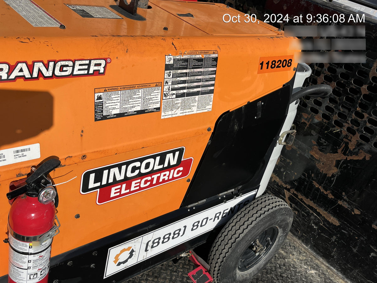 2020 Lincoln Electric Ranger 305 LPG Kohler Engine, One-Pak
