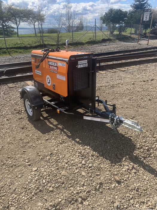 2021 Lincoln Electric Vantage 322 Vantage 322 Ready Pak 3 w/ Decals, ORANGE (includes trailer, cable rack, fender light kit) NO Telematics