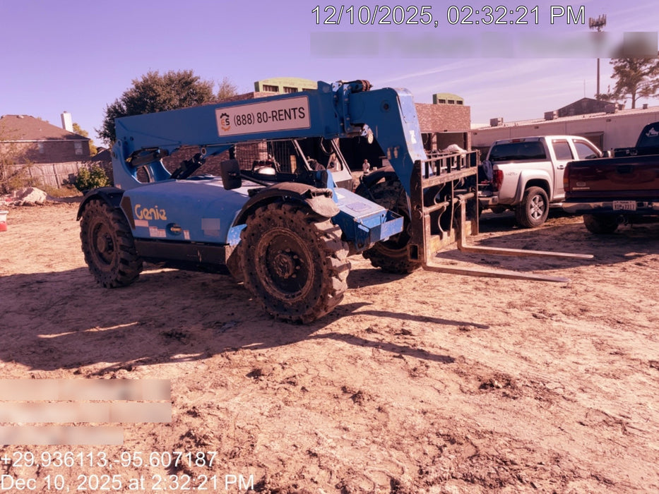 2019 Genie GTH-636 Canopy, Solid RT Tires, LED Work Lights, Beacon 60" QA Carriage, 48" Forks