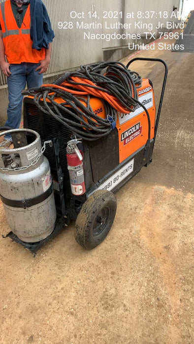 2020 Lincoln Electric Ranger 305 LPG Kohler Engine, One-Pak