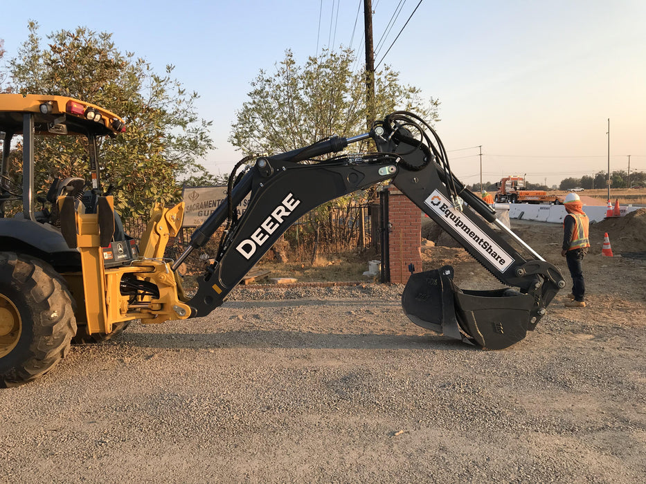 2020 John Deere 410L - Extendable Stick Canopy, 4WD, Extendable Stick, Pilot Controls, 2 Way Hydraulics, TAG Manual QC