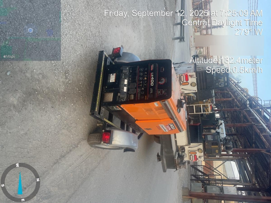 2022 Lincoln Electric LE400 Kubota V1505, Trlr, Cable Rack, Light Kit, ES Decals, T3