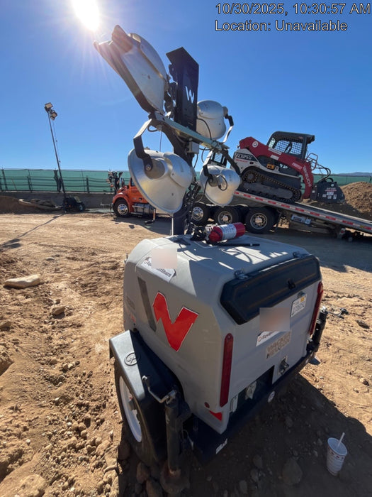 2019 Wacker Neuson LTV6L-MH Wacker Neuson LTV6L Mobile Light Tower w/Fuel Level Sensor Installed