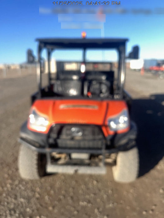 2022 Kubota RTV-X1140W-H Plastic Canopy, Windshield Acrylic Clear, LED Strobe Light, Wire Harness Kit, Back up Alarm