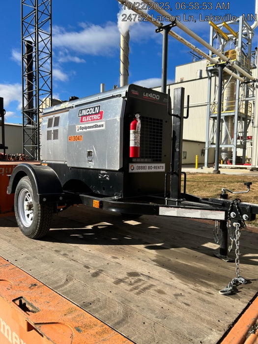 2024 Lincoln Electric LE400 Kubota V1505, Trlr, Cable Rack, Light Kit, ES Decals, T3