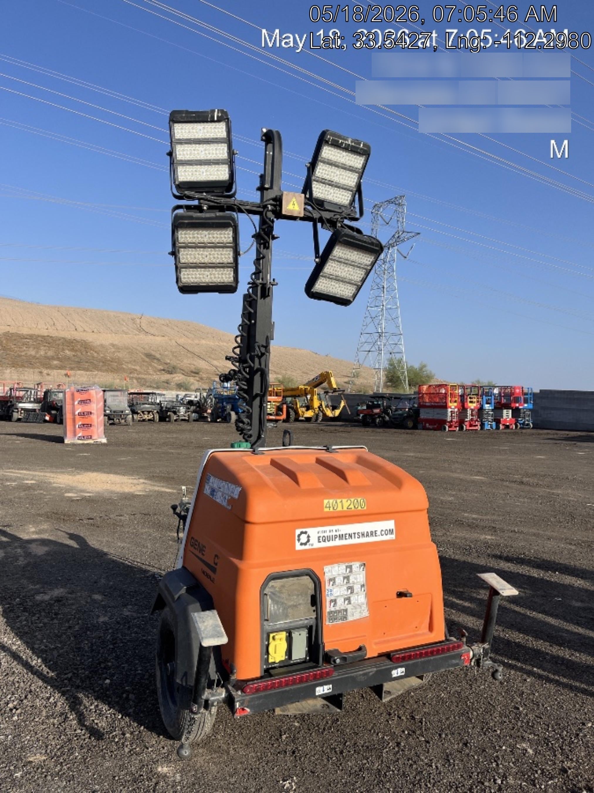 2024 Generac MLT2 Diesel, Flex Switch 120V Input, Powerzone Controller, 
(4) 320W LED Lights, 4kW Generator, 39.9 Gal Fuel Tank, 2" Ball, T3