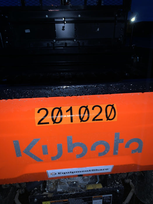 2022 Kubota RTV-X1140W-H Plastic Canopy, Windshield Acrylic Clear, LED Strobe Light, Wire Harness Kit, Back up Alarm