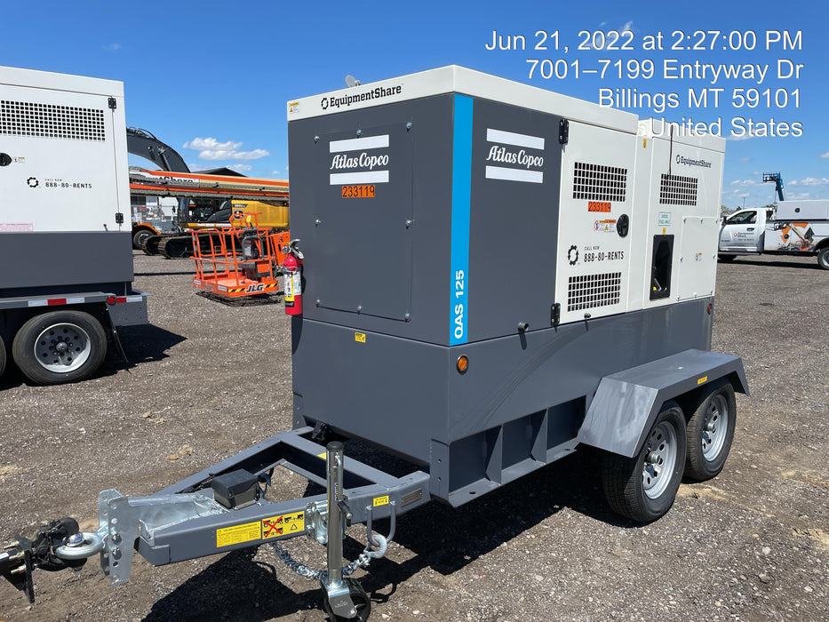 2022 ATLAS COPCO QAS 125