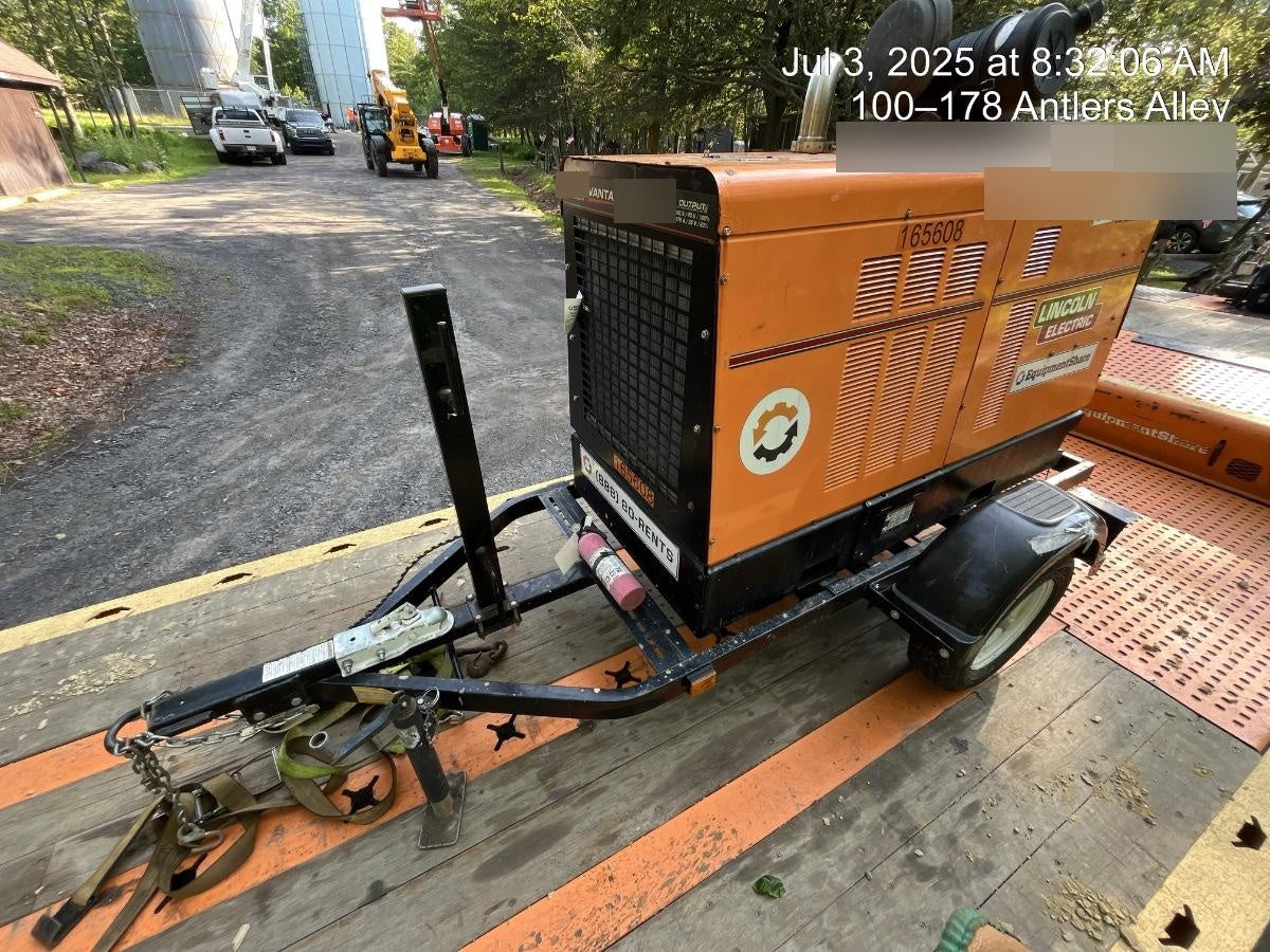 2021 Lincoln Electric Vantage 549X Ready Pak 3, ORANGE (includes trailer, cable rack, fender light kit)