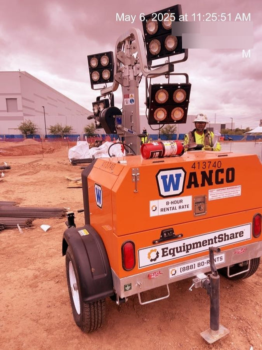 2024 Wanco WLTT-4MM4K Diesel, Deep Sea Controller, Shore Power Plug, Auto Start, (4) 350W LED Floodlights, 4kW Generator, 60 Gal Fuel Tank, 2" Ball, T3