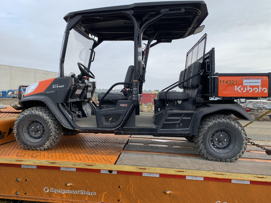 2020 Kubota RTV-X1140W-H Canopy, 4-Seater, Diesel, Windshield Acrylic Clear, Strobe Light, Backup Alarm