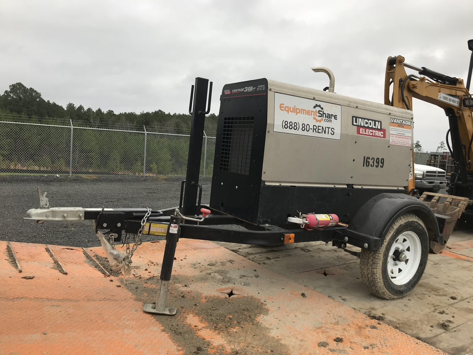 Lincoln Electric Vantage 322 Lincoln Vantage 322 Welder Ready Pak 3 - Vantage 322, Trailer