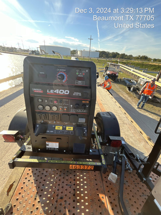 2024 Lincoln Electric LE400 Kubota V1505, Trlr, Cable Rack, Light Kit, ES Decals, T3