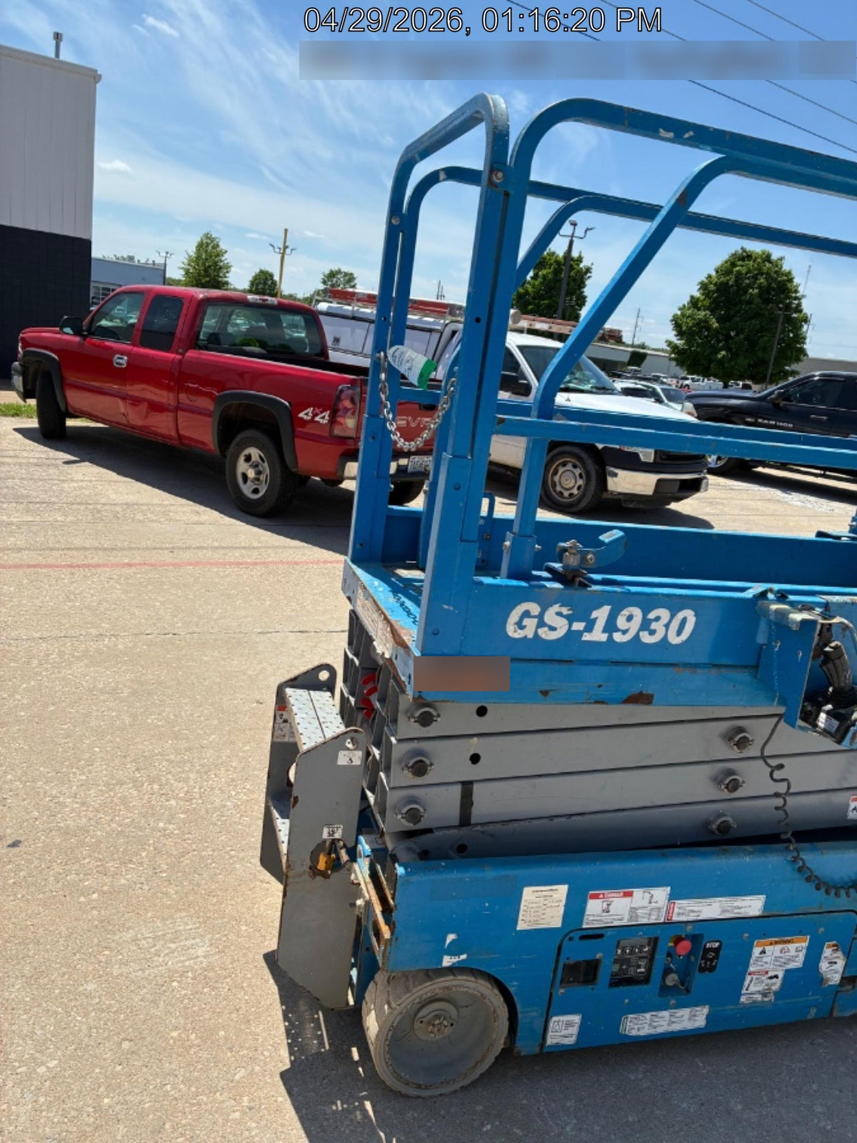 2019 Genie GS-1930 Fixed Rails with Chain Entry