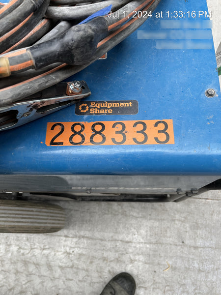 2023 Miller Electric Blue Star 185 Engine Driven Welder, Electric Start, 13 hp, Gas, 6,500 W Peak 907664