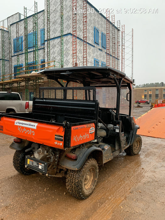 2022 Kubota RTV-X1140W-H Plastic Canopy, Windshield Acrylic Clear, LED Strobe Light, Wire Harness Kit, Back up Alarm