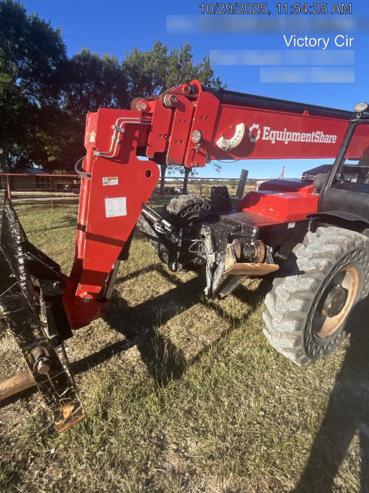 2019 Manitou MTA10055 Canopy, 120 HP, Solid Tires, Work Lights, Lift Hook, Auxiliary Hydraulics 66" Carriage and 60" Forks