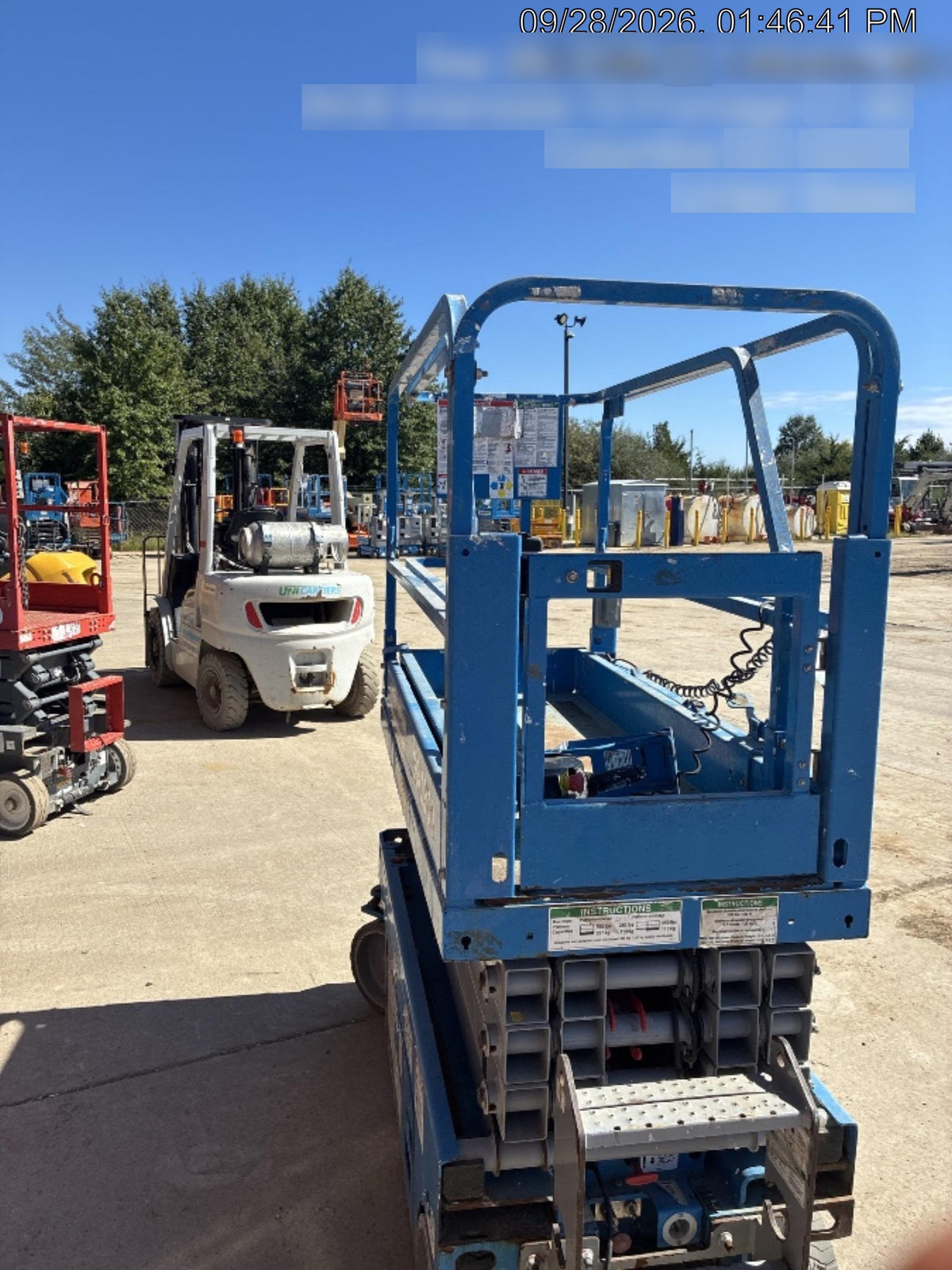 2020 Genie GS-1930 Solid Non Marking Tires, Beacon, Folding rails with half height swing gate
