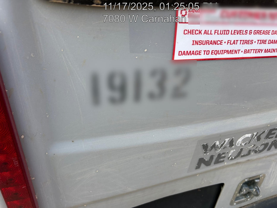 2018 Wacker Neuson LTV6L-MH Wacker Neuson LTV6L Mobile Light Tower w/Fuel Level Sensor Installed