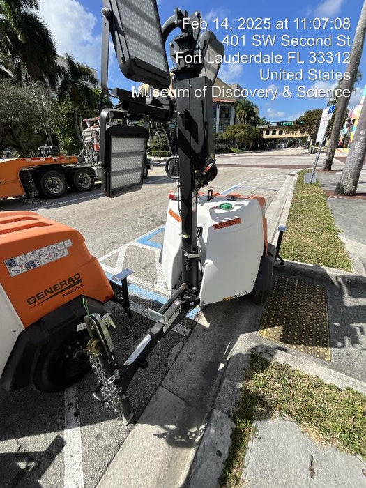 2025 Generac MLTS-4 Diesel, Mitsubishi L2E, 7.1 hp @1800 rpm, Flex Switch 120V Input, Powerzone Controller, (4) 320W LED Lights, 4kW Generator, 39.9 Gal Fuel Tank, 2" Ball, T3, ES Decals