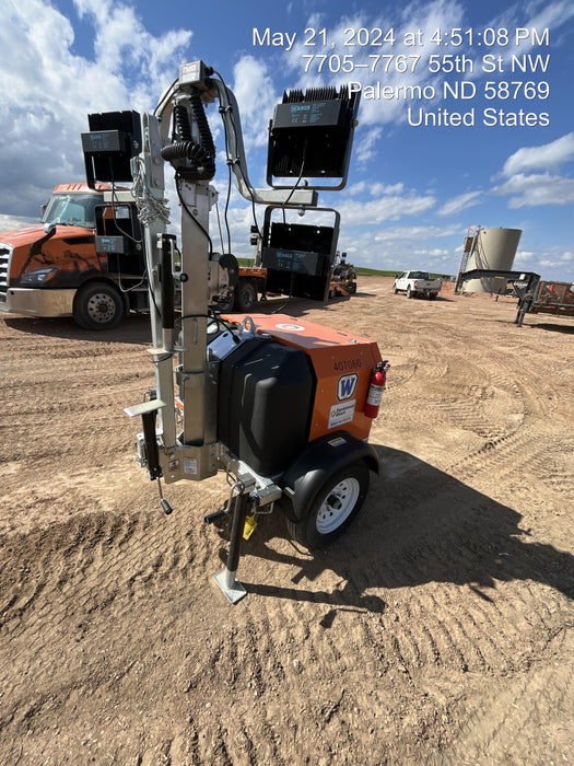 2024 Wanco WLTT-4MM4K Diesel, Deep Sea Controller, Shore Power Plug, Auto Start, (4) 350W LED Floodlights, 4kW Generator, 60 Gal Fuel Tank, 2" Ball, T3