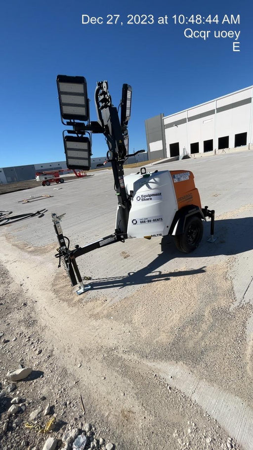 2023 Generac MLT2 Diesel, Flex Switch 120V Input, Powerzone Controller, 
(4) 320W LED Lights, 4kW Generator, 39.9 Gal Fuel Tank, 2" Ball, T3