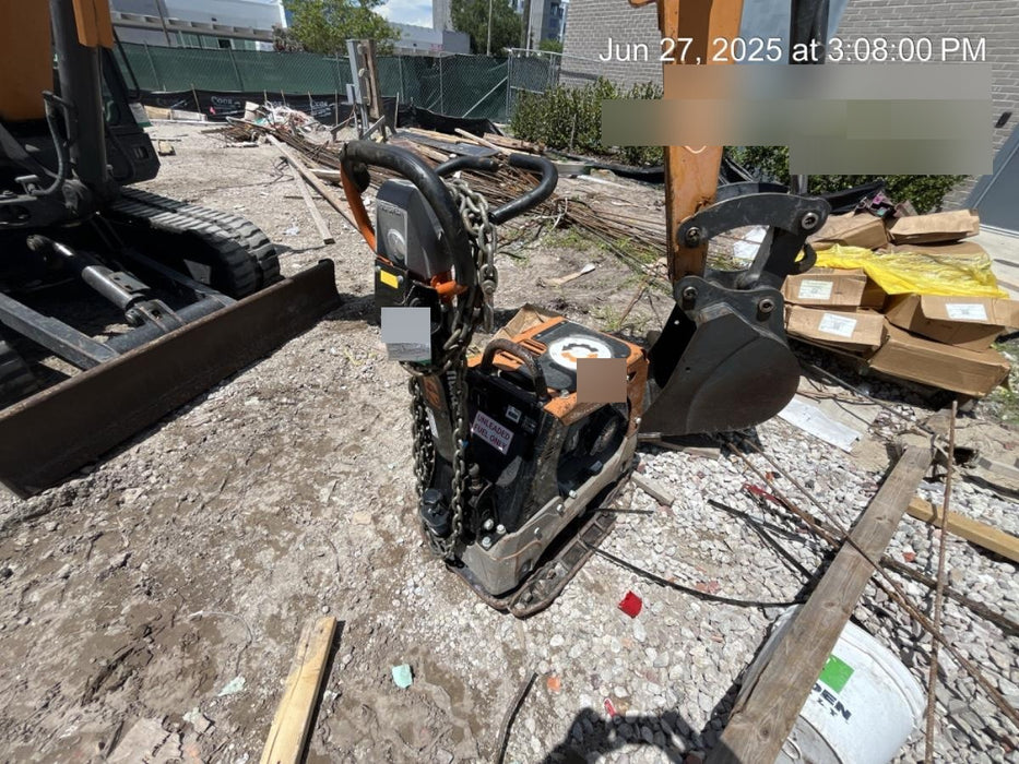 2023 Multiquip MV308GH Honda GX270, 18" Plate, Tachometer