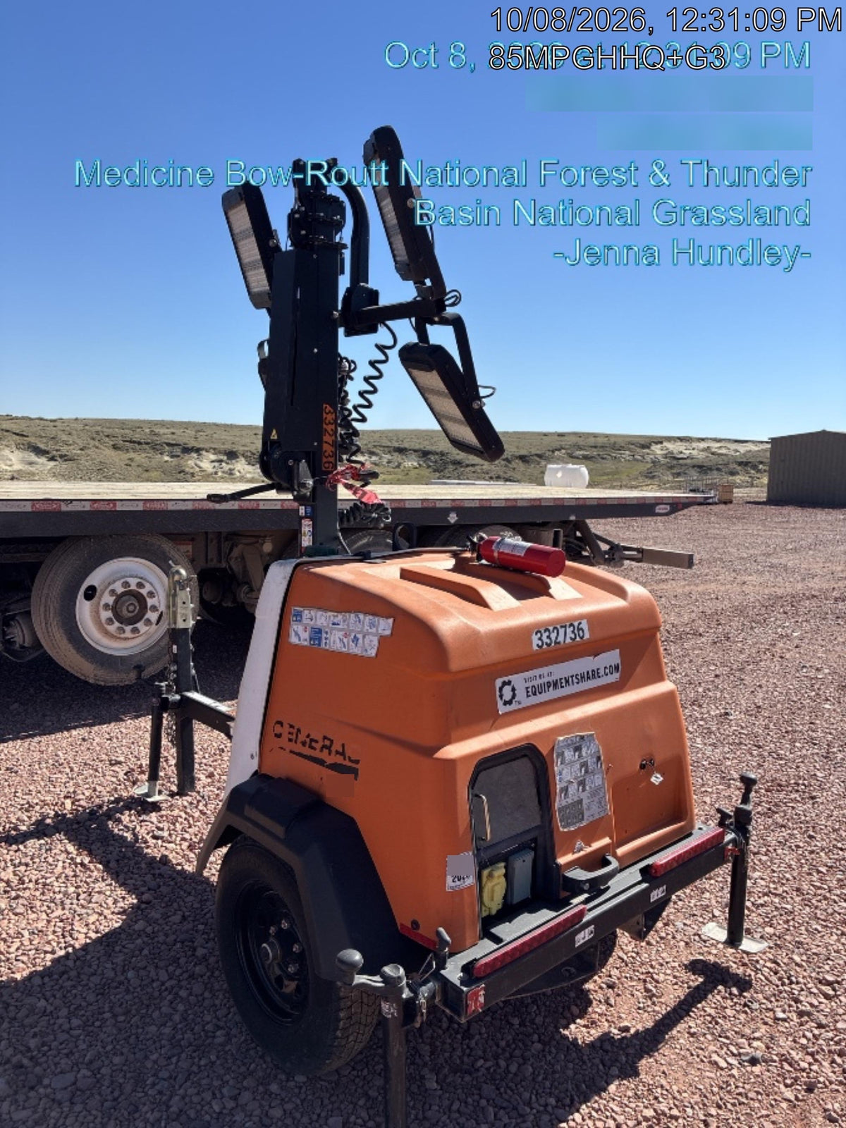 2023 Generac MLT2 Diesel, Flex Switch 120V Input, Powerzone Controller, (4) 320W LED Lights, 4kW Generator, 39.9 Gal Fuel Tank, 2" Ball, T3