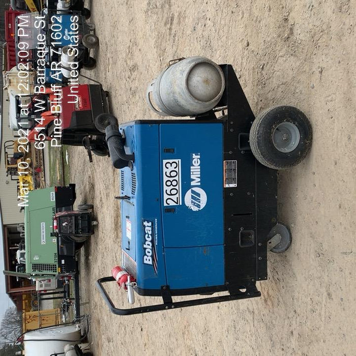 2019 Miller Electric BOBCAT 250 LP/Propane, Running Gear, Tank Bracket, Hose