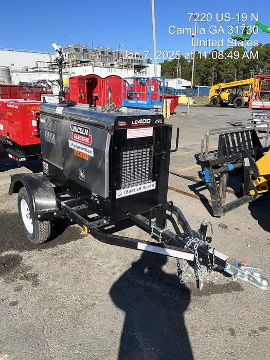 2024 Lincoln Electric LE400 Kubota V1505, Trlr, Cable Rack, Light Kit, ES Decals, T3