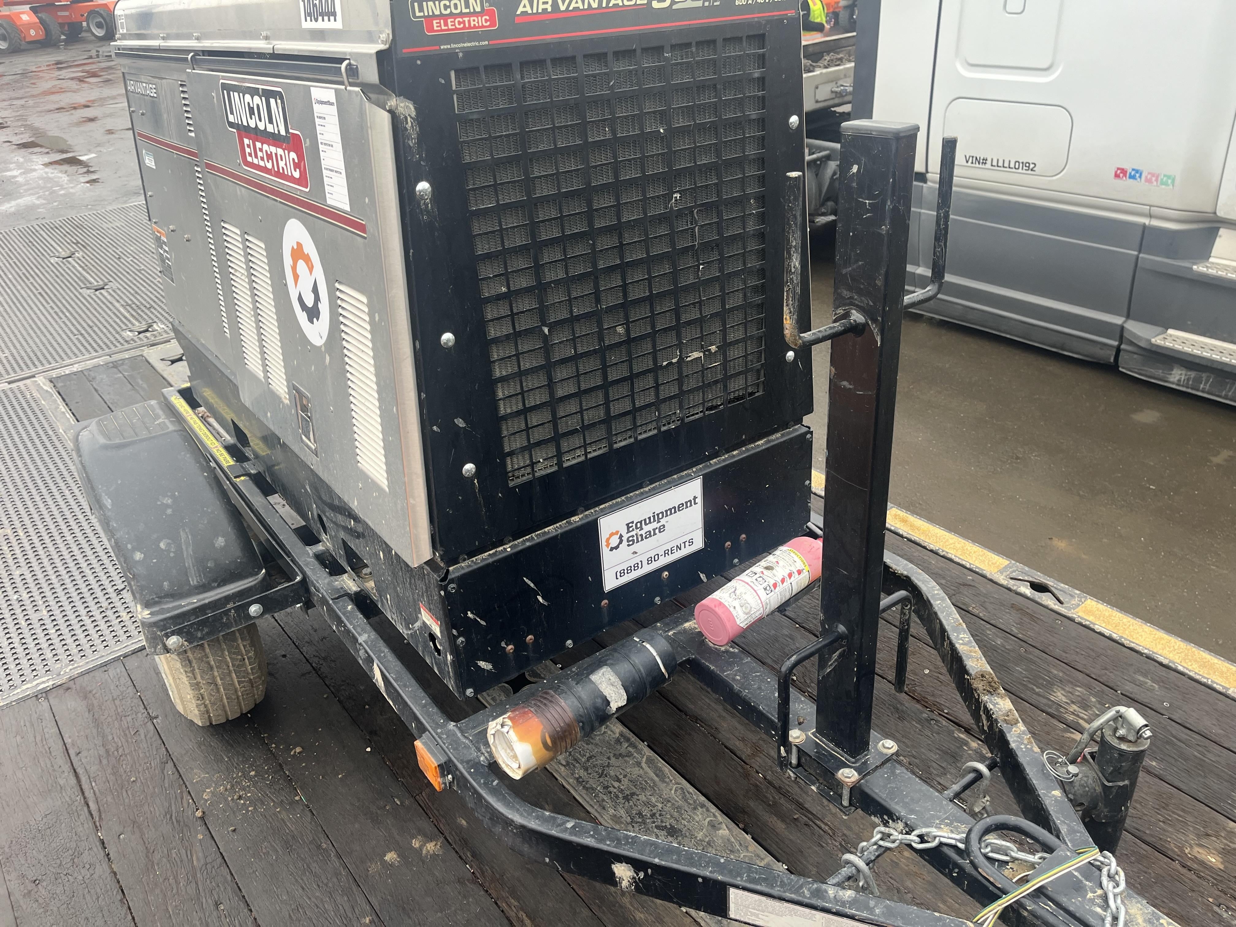 2021 Lincoln Electric Air Vantage 566 Air Vantage 566X Ready Pak 3 (includes trailer, cable rack, fender light kit); no telematics