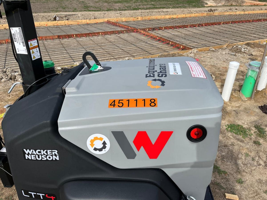 2024 Wacker Neuson LTT4 Diesel, Kohler KDW702, Deep Sea Controller, Auto Start, LED 320W, Bypass Outlet, T3