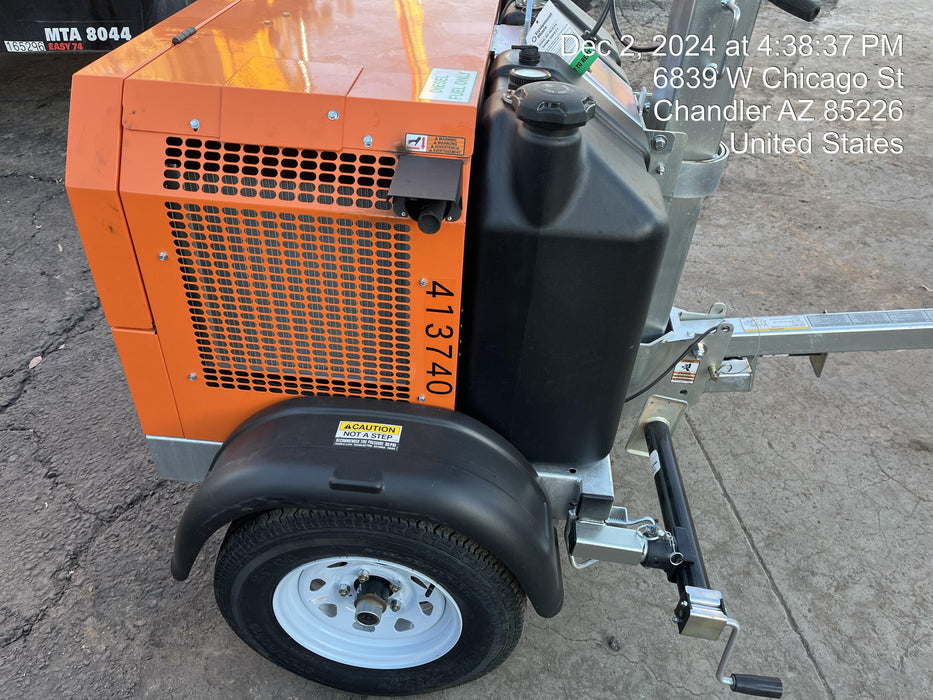 2024 Wanco WLTT-4MM4K Diesel, Deep Sea Controller, Shore Power Plug, Auto Start, (4) 350W LED Floodlights, 4kW Generator, 60 Gal Fuel Tank, 2" Ball, T3