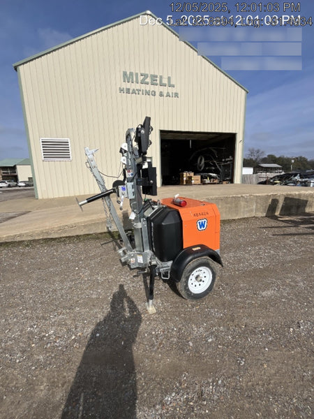 2024 Wanco WLTT-4MM4K Diesel, Mitsubishi L2E, 9.0HP @1800 rpm, Deep Sea Controller, Shore Power Plug, Auto Start, (4) 350W LED Floodlights, 4kW Generator, 60 Gal Fuel Tank, 2" Ball, T3