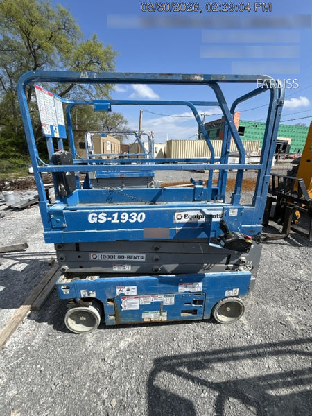 2020 Genie GS-1930 Fixed rails with chain entry gate - Pre A92.20