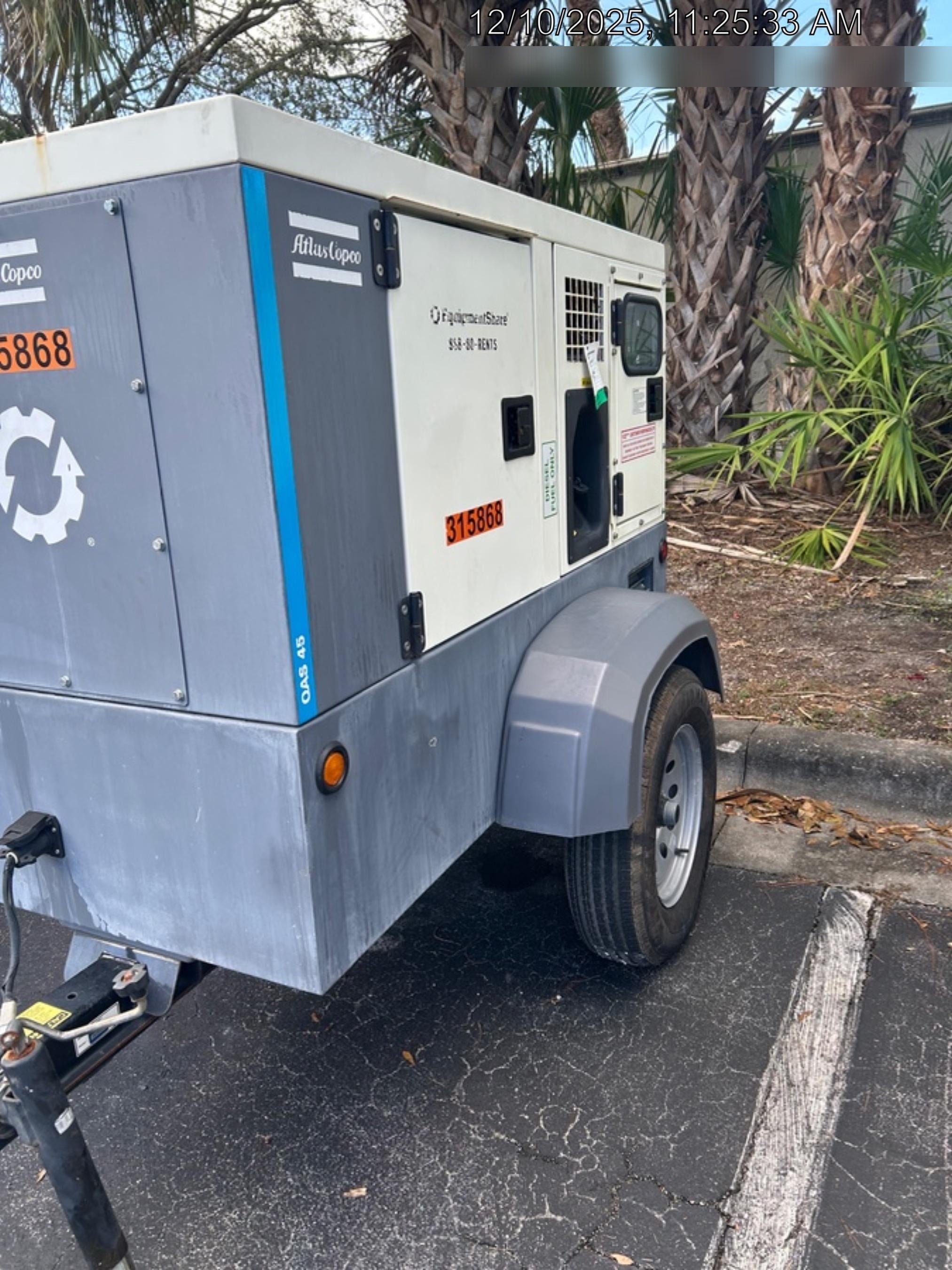 2023 ATLAS COPCO QAS45 CWK