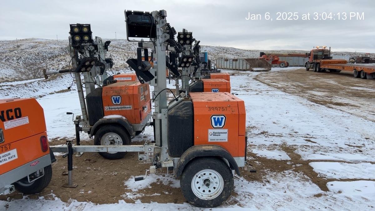 2024 Wanco WLTT-4MM4K Diesel, Deep Sea Controller, Shore Power Plug, Auto Start, (4) 350W LED Floodlights, 4kW Generator, 60 Gal Fuel Tank, 2" Ball, T3