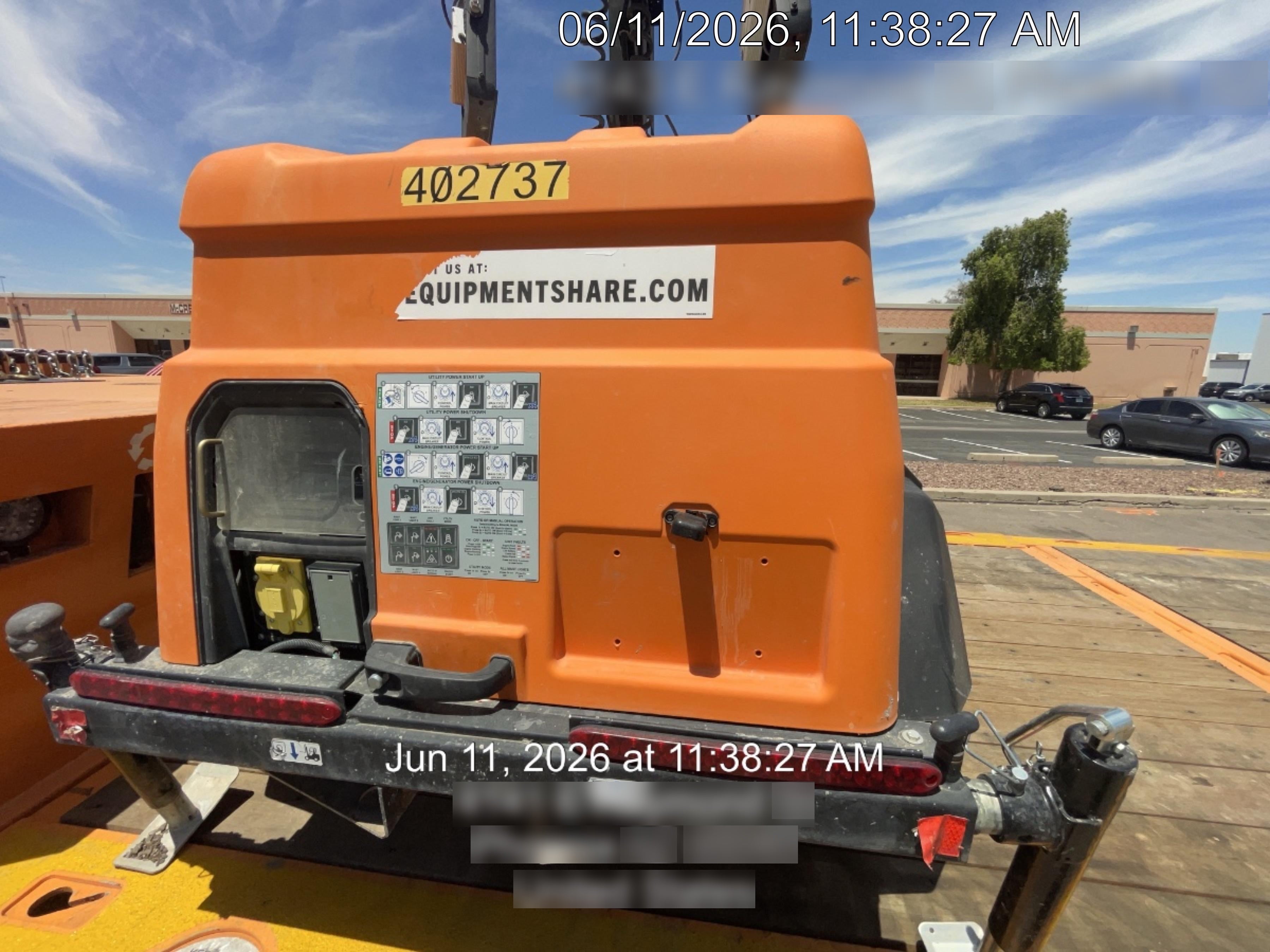2024 Generac MLT2 Diesel, Flex Switch 120V Input, Powerzone Controller, 
(4) 320W LED Lights, 4kW Generator, 39.9 Gal Fuel Tank, 2" Ball, T3