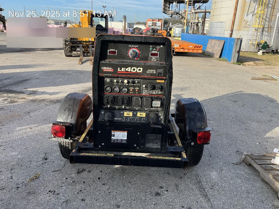 2022 Lincoln Electric LE400 Kubota V1505, Trlr, Cable Rack, Light Kit, ES Decals, T3