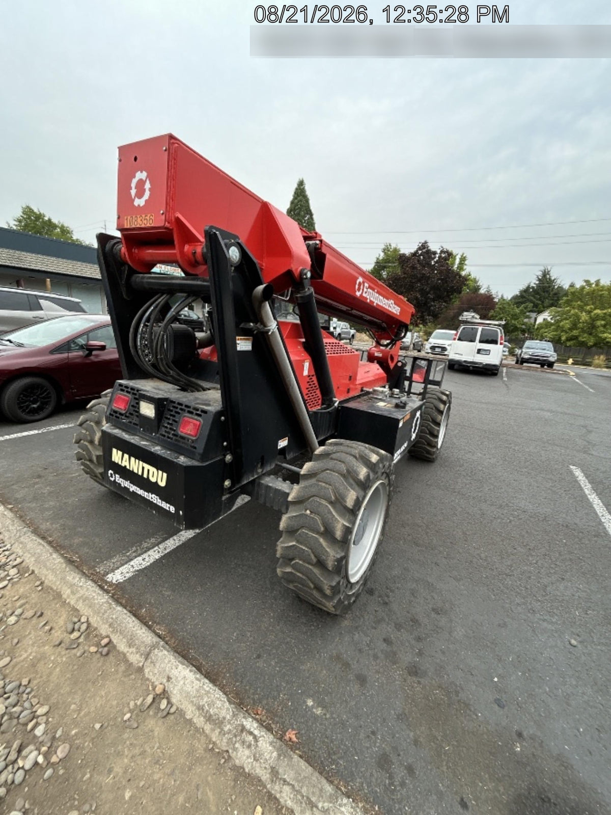 2020 Manitou MTA6034 Cab/Heat/Air, Solid Tires, Work Lights, Beacon, Aux Hydraulics, Back up Alarm, Mirrors, ES Keypad