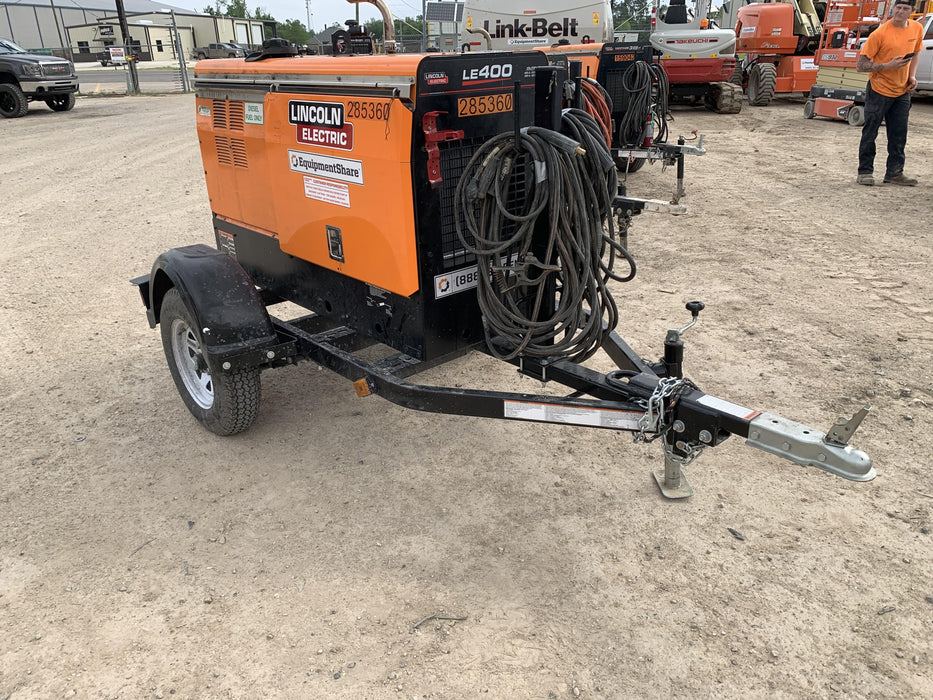 2022 Lincoln Electric LE400 Kubota V1505, Trlr, Cable Rack, Light Kit, ES Decals, T3